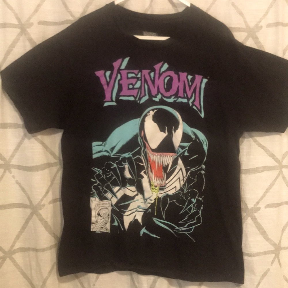 MARVEL: Medium black Venom T-shirt